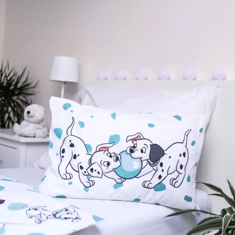 Katoen dekbedset Pups 100 x 135 cm Katoen van 101 Dalmatiërs in 100 x 135 cm