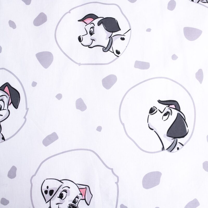 Beddengoed Puppies 100 x 135 cm Katoen 100 x 135 cm van 101 Dalmatiërs, Wit