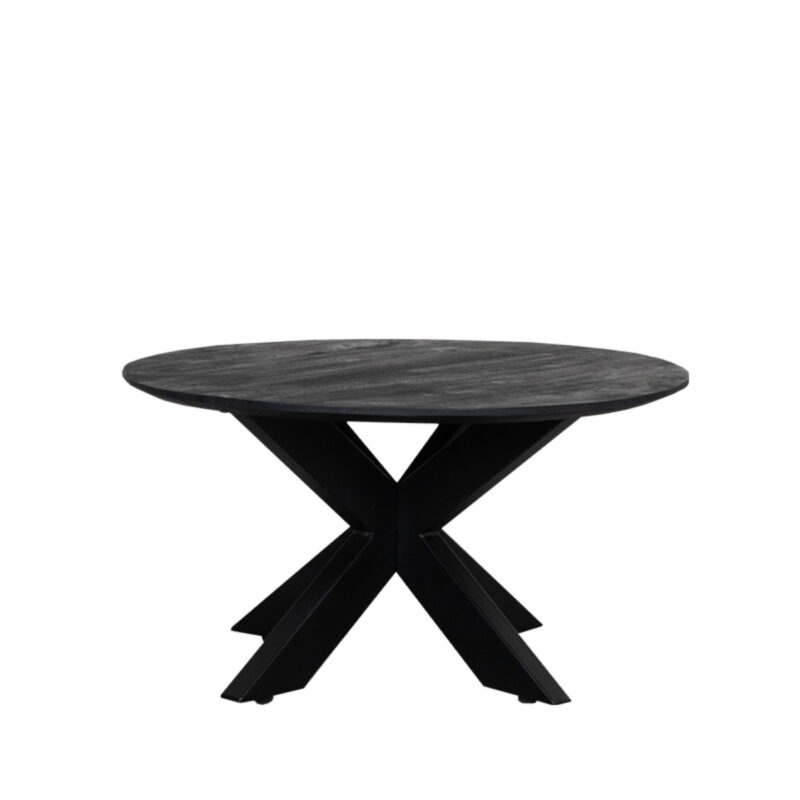 Mangohout bijzettafel Otis van Label51 - Zwart