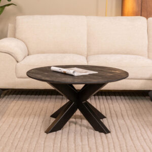 Label51 tafel Otis - Zwart - Mangohout