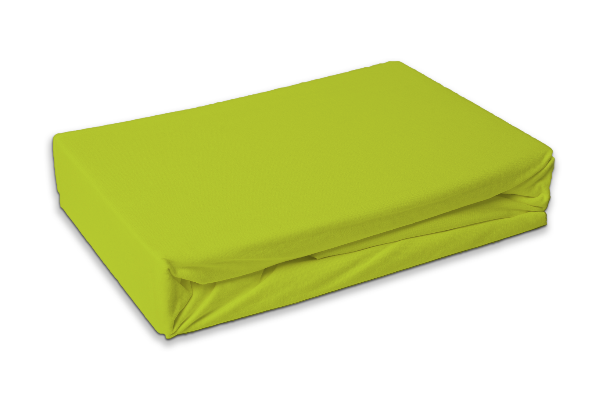 Eenpersoons lime - Dekbeddengoed hoeslaken - Groen - 80% Katoen / 20% Polyester