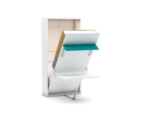 Multimo opklapbed met bureau - Wit - foto 1