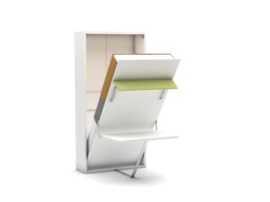 Multimo opklapbed met bureau - Wit