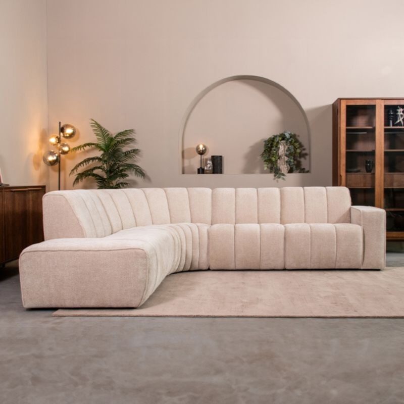 Label51 hoekbank Vitoro - Naturel - Elite