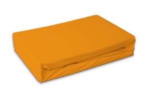Dekbeddengoed hoeslaken - Oranje - 80% Katoen / 20% Polyester