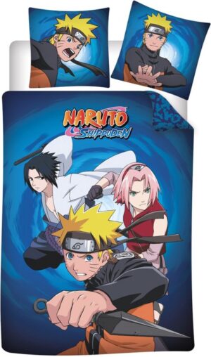 Naruto dekbedovertrek Kyuubi 140/240 x 200/220 cm Katoen - Multicolor - 140 x 200 cm, 240 x 200 cm - Katoen