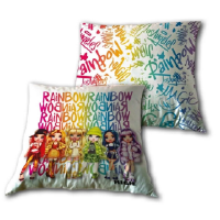 Rainbow High sierkussen 40x40 cm - 40 x 40 cm - 100% Velboa