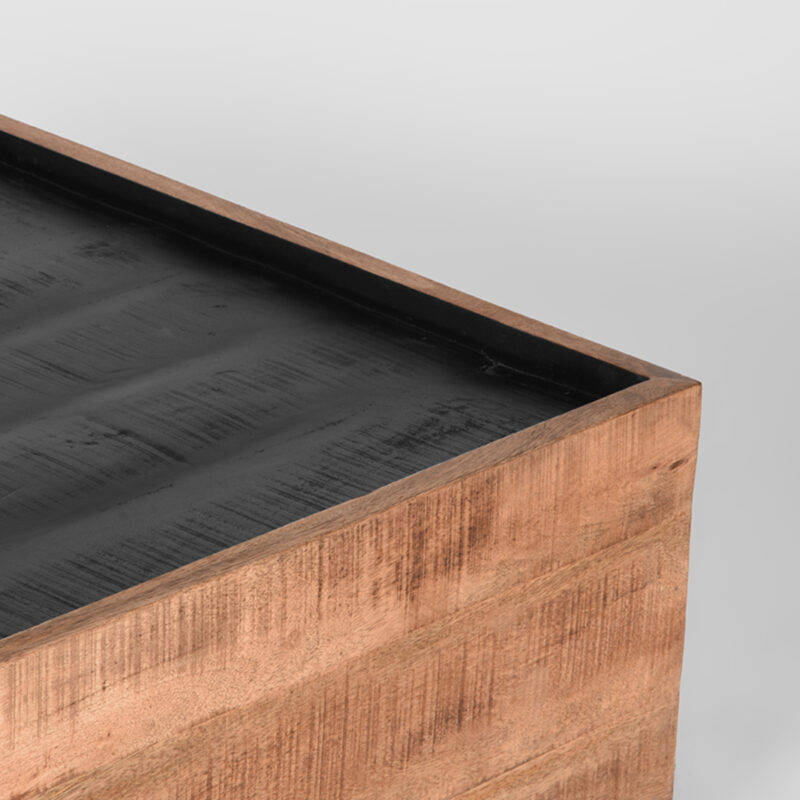 Mangohout bijzettafel Noble van Label51