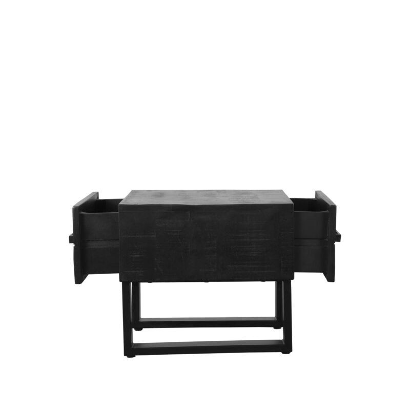 Zwart tafel van Label51 - Santos - Mangohout