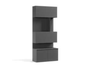 Multimo opklapbed 228 cm hoog - Antraciet - foto 1