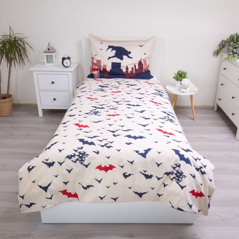 100% katoen dekbedset Gotham 140 x 200 cm van Batman in 140 x 200 cm