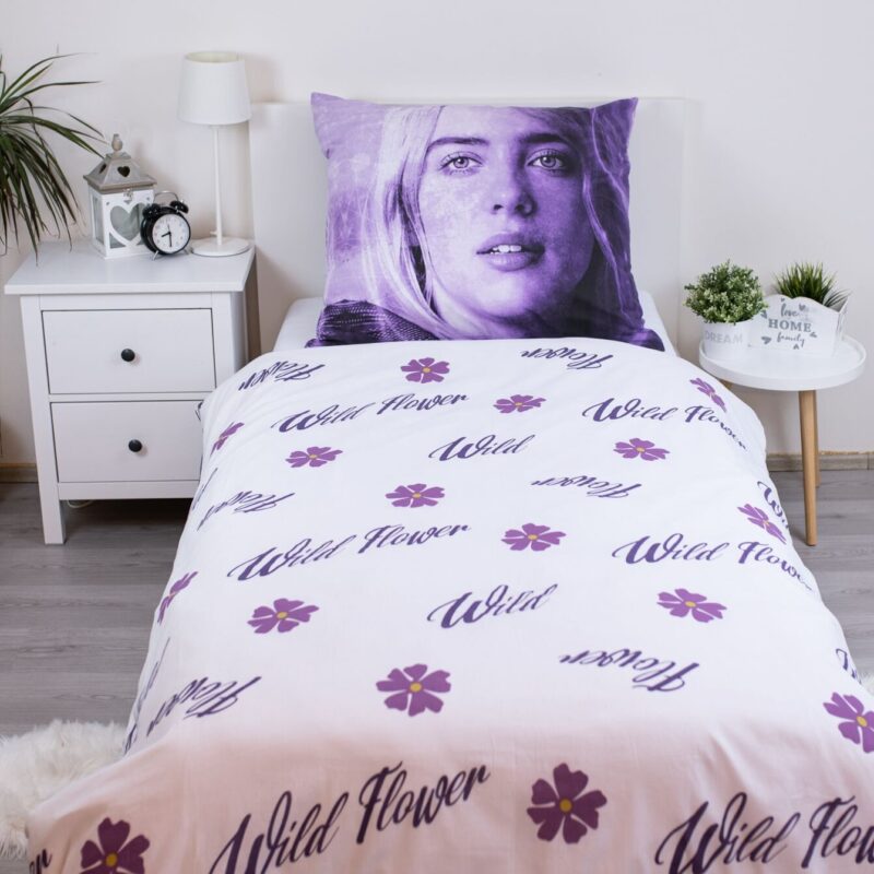 100% katoen dekbedset van Billie Eilish in 140 x 200 cm