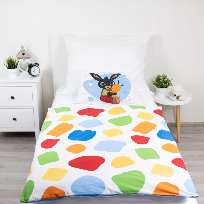 100% katoen dekbedset van Bing in 100 x 135 cm - kussensloop 40 x 60 cm