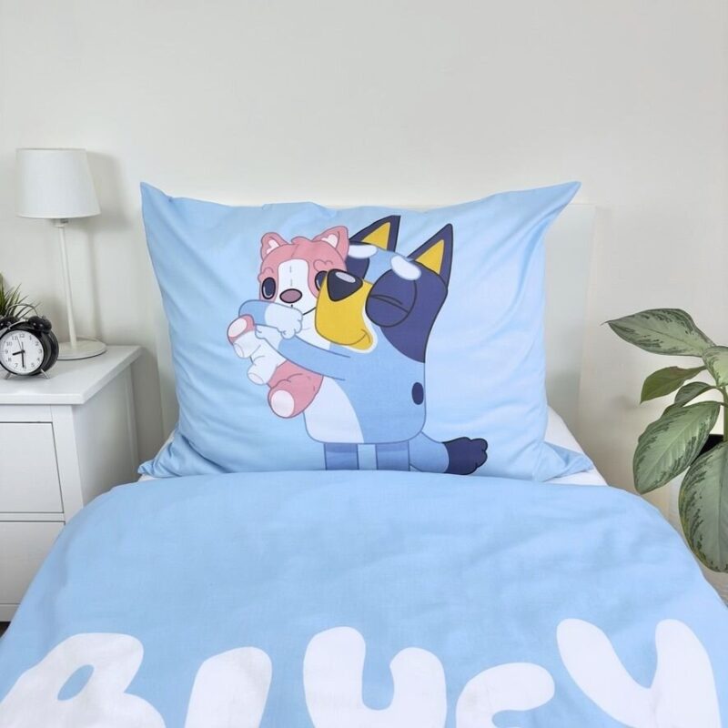 Bluey dekbedovertrek 140 x 200 cm van 100% katoen, Sleep 140 x 200 cm
