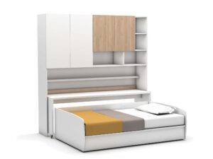 Multimo opklapbed Icon compact 3 bedden - Wit