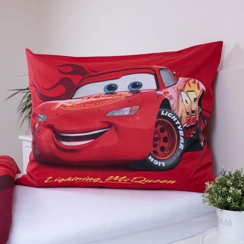 Cars dekbedovertrek 140 x 200 cm van 100% katoen, rood