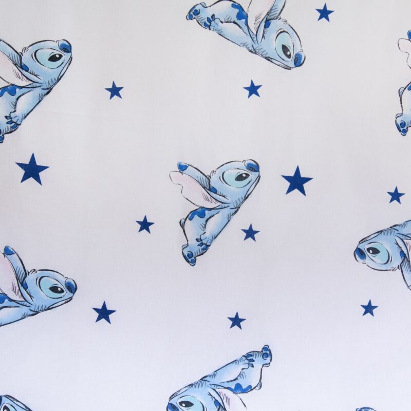 Mint overtrek van Lilo en Stitch - Buddies 140 x 200 cm - 100% katoen