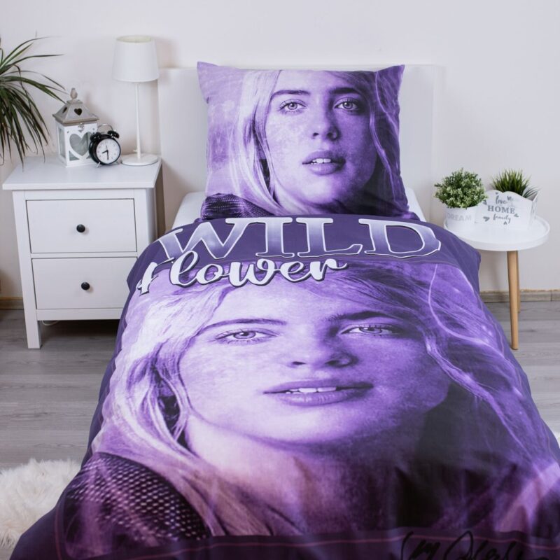 Overtrek van Billie Eilish, 140 x 200 cm, kussensloop 70 x 90 cm