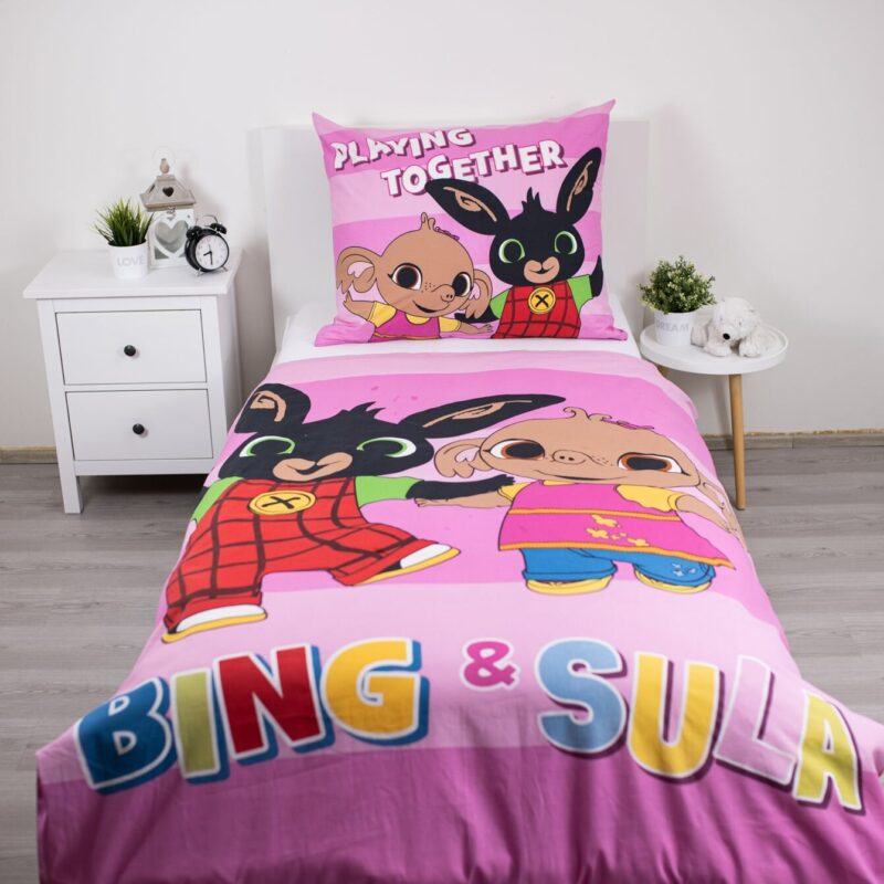 Overtrek van Bing, 140 x 200 cm, kussensloop 70 x 90 cm - kussensloop 70 x 90 cm