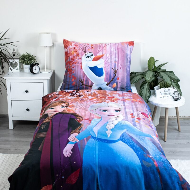 Sisters overtrek van Disney Frozen, 140 x 200 cm, kussensloop 70 x 90 cm