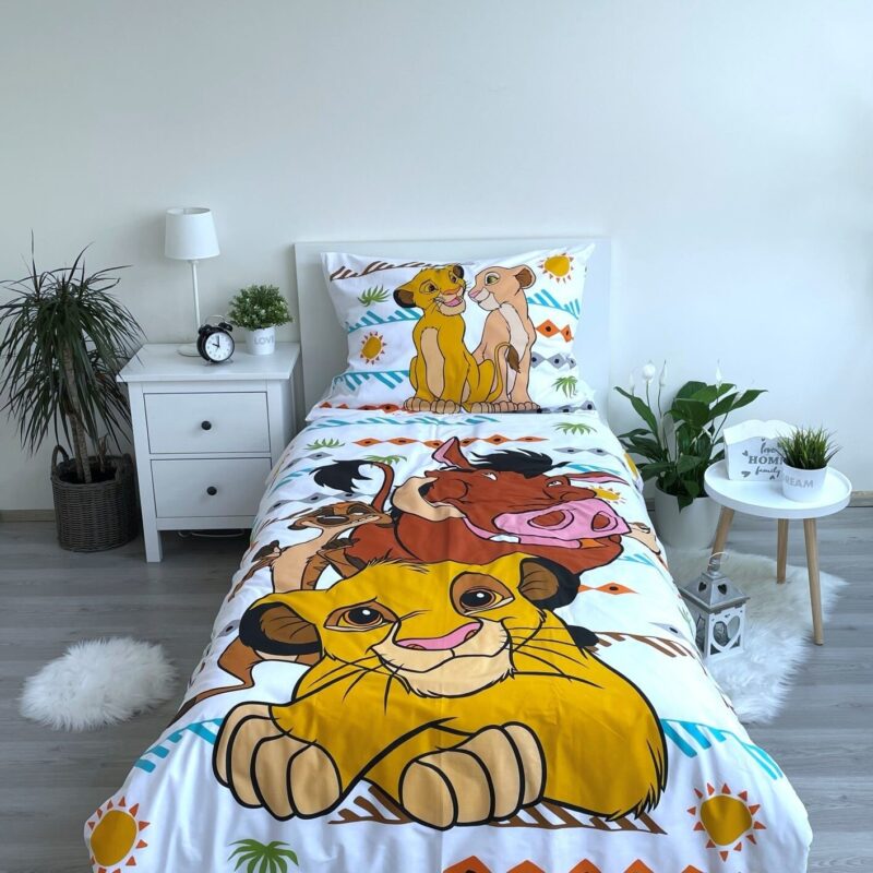 Timon en Pumba overtrek van Disney The Lion King, 140 x 200 cm, kussensloop 70 x 90 cm