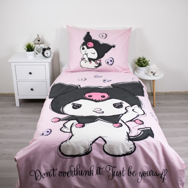 140 X 200 cm overtrek van Hello Kitty, 140 x 200 cm, kussensloop 70 x 90 cm