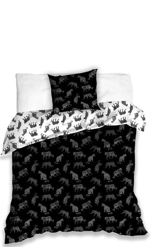 Animal Pictures dekbedovertrek Tigers - Zwart - 140 x 200 cm, 200 x 220 cm - 100% katoen