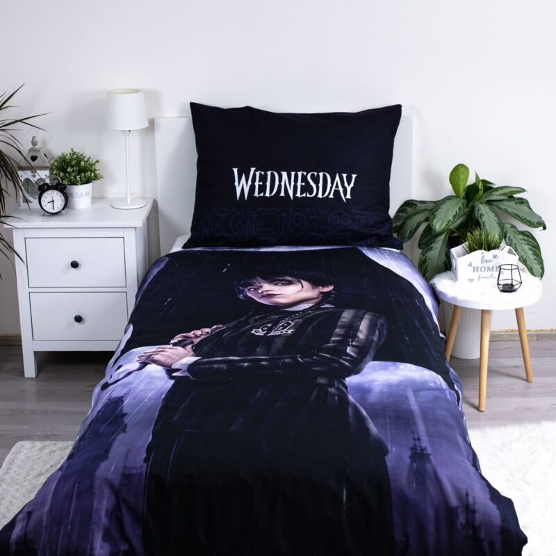 Overtrek van Wednesday, 140 x 200 cm, kussensloop 70 x 90 cm - kussensloop 70 x 90 cm