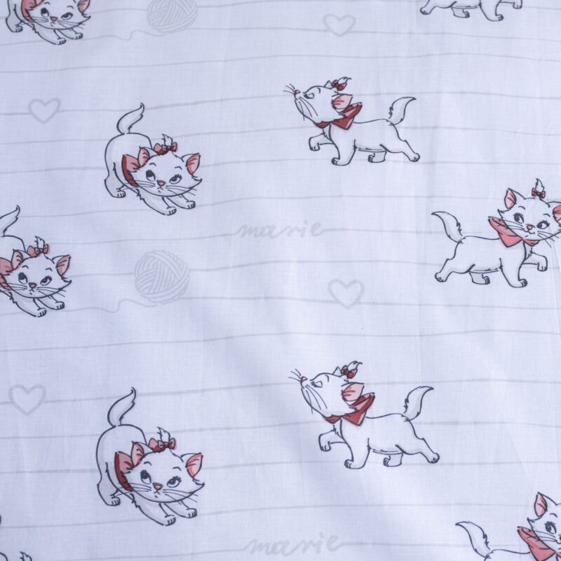 Beddengoed hearts 100 x 135 cm van Disney AristoCats, Roze