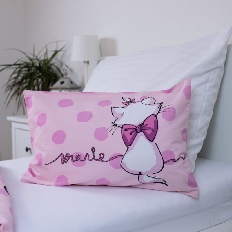Beddengoed merci 100 x 135 cm van Disney AristoCats, Roze