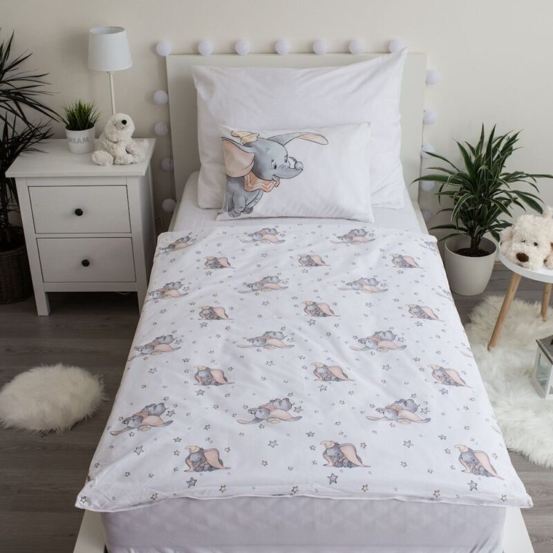 Katoen dekbedset van Disney Dumbo in 100 x 135 cm