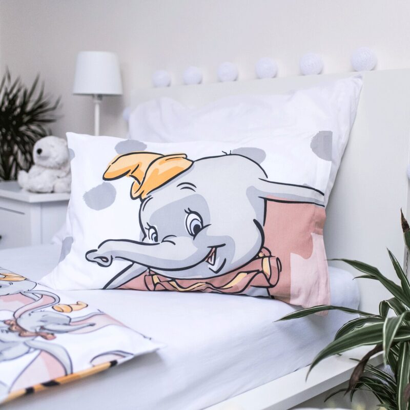 Katoen dekbedset Dots van Disney Dumbo in 100 x 135 cm