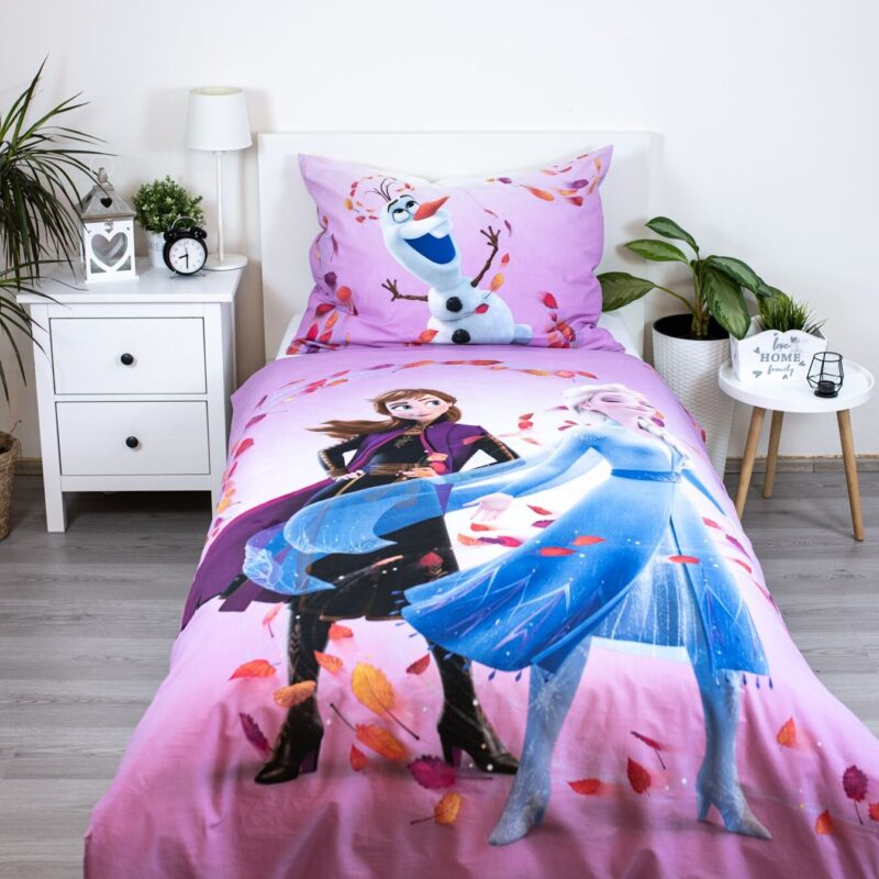 100% katoen dekbedset Magisch van Disney Frozen in 140 x 200 cm