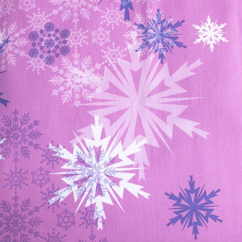 Disney Frozen dekbedovertrek 100 x 135 cm van 100% katoen, Snowflakes
