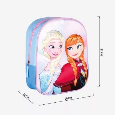 Disney Frozen schoudertas 31 x 25 cm van 100% Polyester, 31x25x10 cm Anna en Elsa