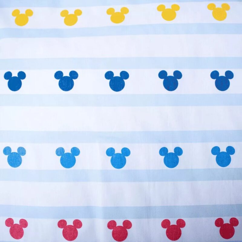 Disney Mickey Mouse dekbedovertrek 100 x 135 cm van 100% katoen, Mickey Mouse Smile 100 x 135 cm wit