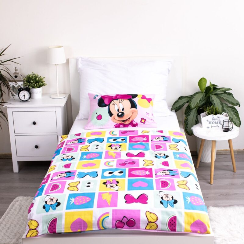 Katoen dekbedset 100 x 135 cm van Disney Minnie Mouse in 100 x 135 cm