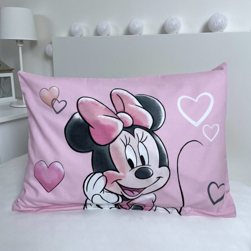 Beddengoed Hearts 100 x 135 cm van Disney Minnie Mouse, Roze