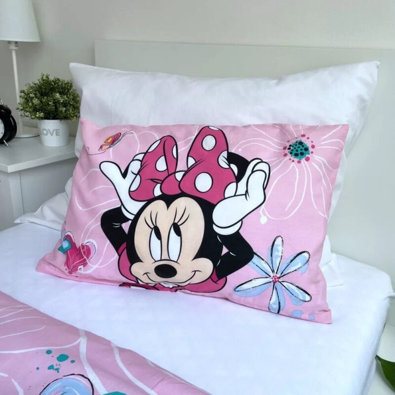 Disney Minnie Mouse dekbedovertrek 100 x 135 cm van Katoen, flowers