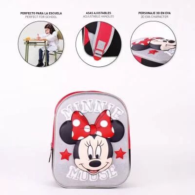 Disney Minnie Mouse schoudertas 31 x 25 cm van 100% Polyester, 3D 31x25x10 cm