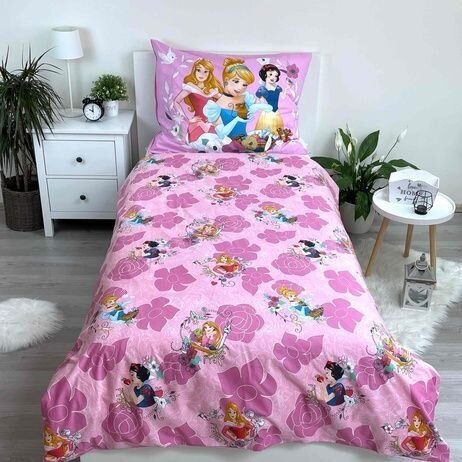 100% katoen dekbedset van Disney Princess in 140 x 200 cm