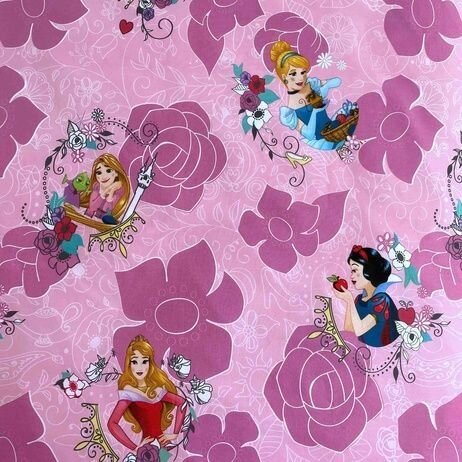 Disney Princess dekbedovertrek 140 x 200 cm van 100% katoen