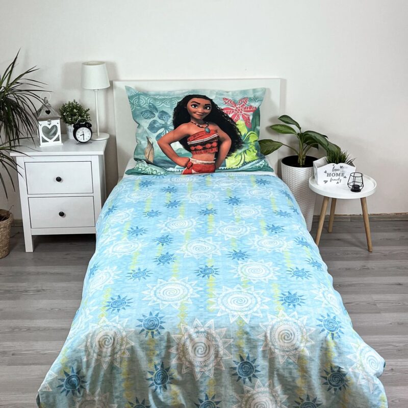 100% katoen dekbedset van Disney Vaiana in 140 x 200 cm