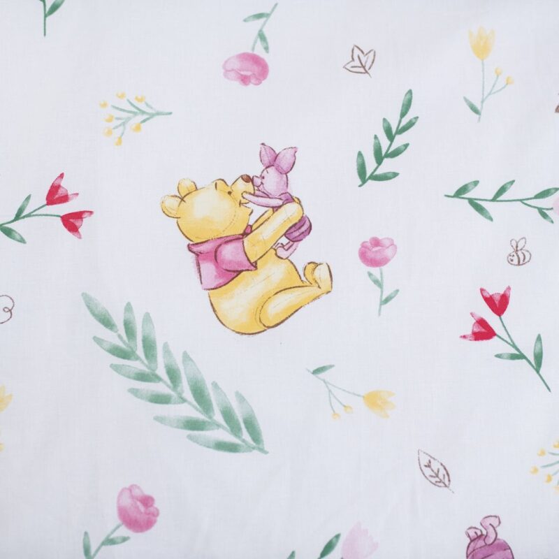 Beddengoed 100 x135 cm 100 x 135 cm van Disney Winnie The Pooh, Geel - kussensloop 40 x 60 cm
