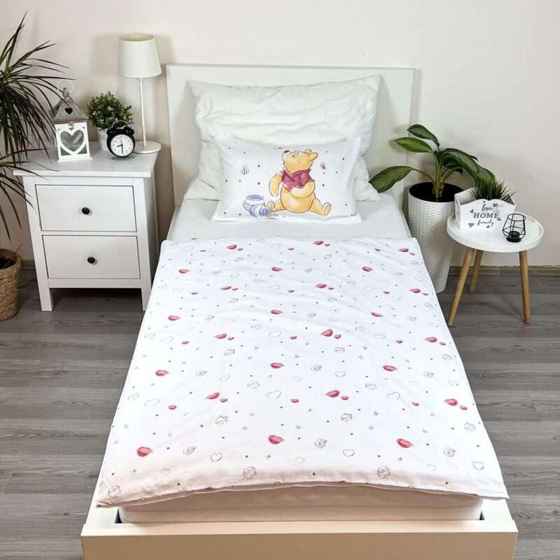 Beddengoed 135 x 100 cm 135 x 100 cm van Disney Winnie The Pooh, Wit