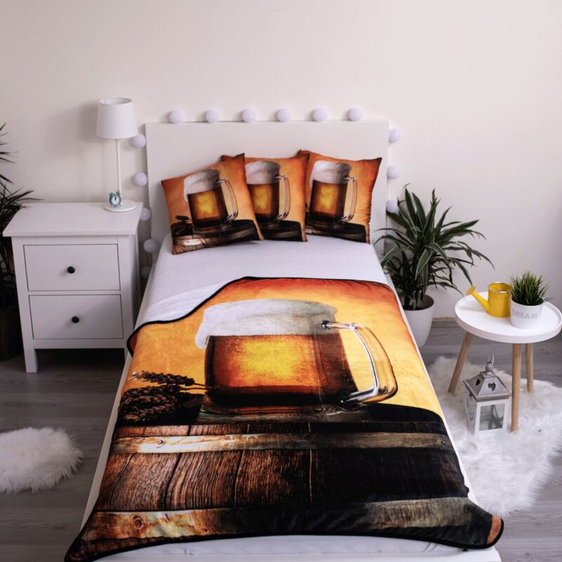 Pul fleeceplaid van Bier, 120 x 150 cm