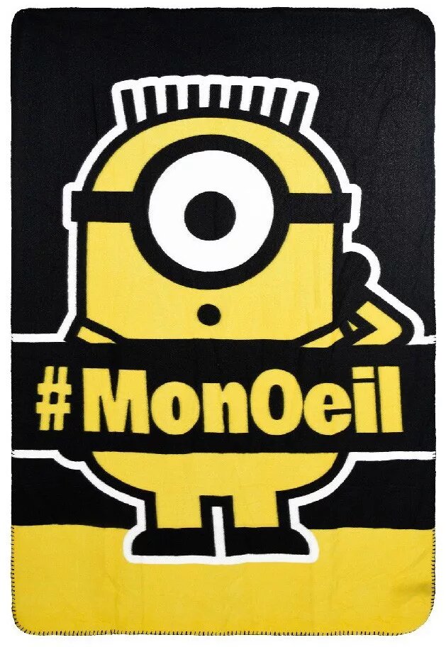 #MonOeil plaid van Minions, 100 x 150 cm