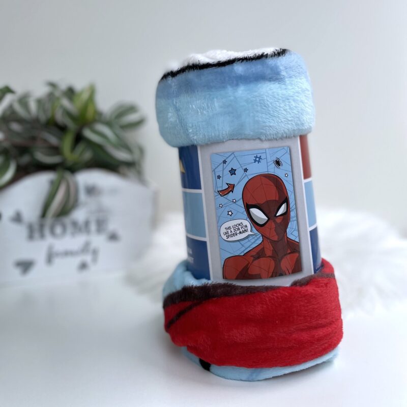 Job 100 x 150 cm fleeceplaid van Spiderman, 100 x 150 cm