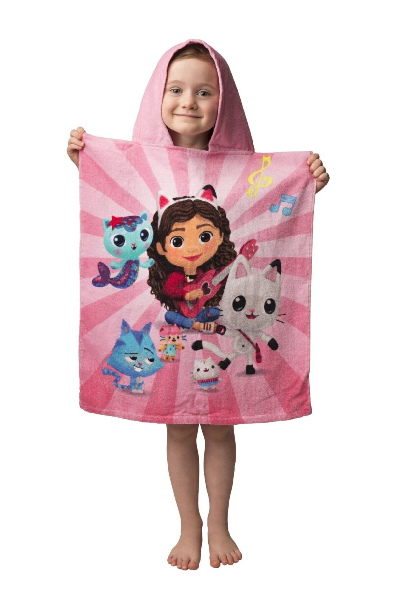 100% katoen poncho 50 x 115 cm van Gabby's Dollhouse in 50 x 115 cm
