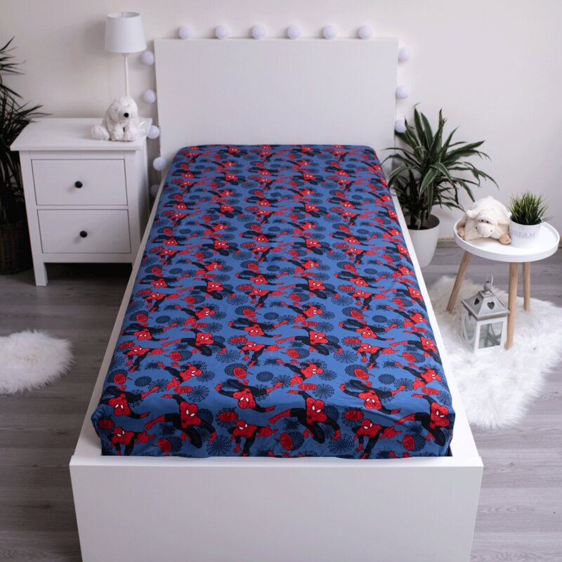 Eenpersoons laken van Spiderman, 90 x 200 cm